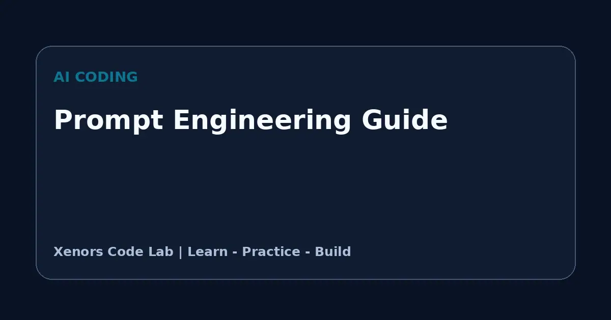 Prompt Engineering Guide tutorial illustration