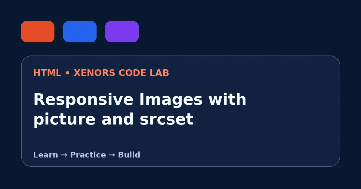 Responsive Images with picture and srcset visual guide