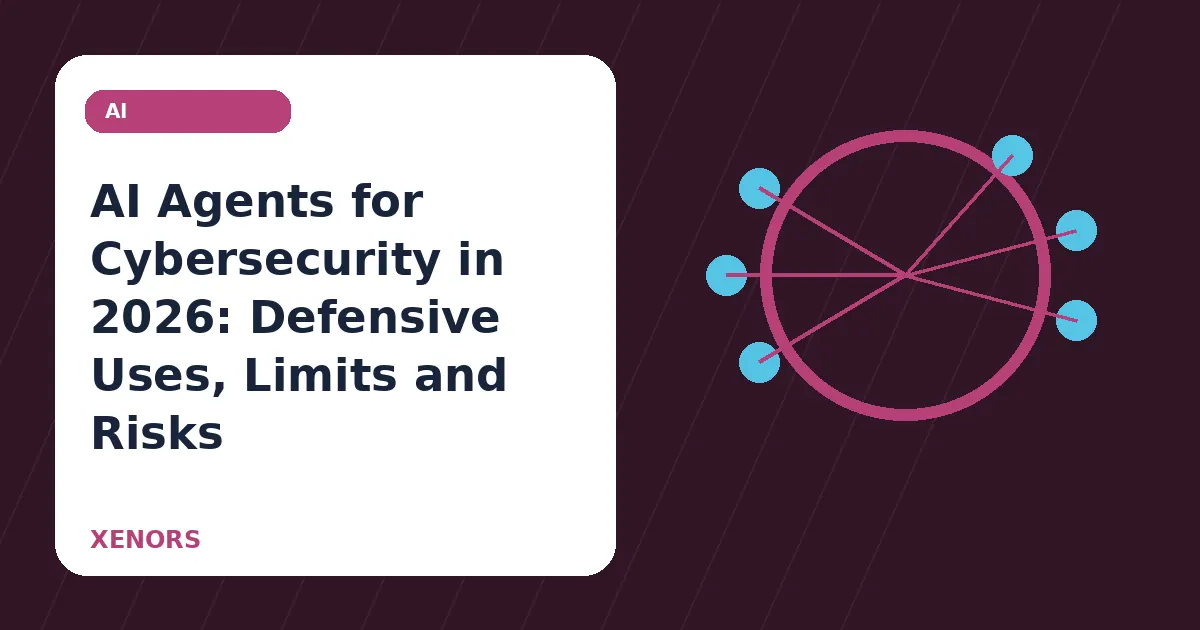 AI Agents for Cybersecurity in 2026: Defensive Uses, Limits and Risks
