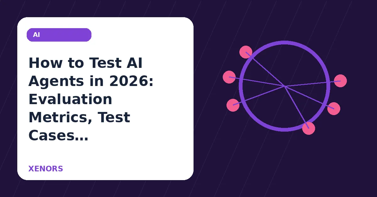 How to Test AI Agents in 2026: Evaluation Metrics, Test Cases and Failure Modes