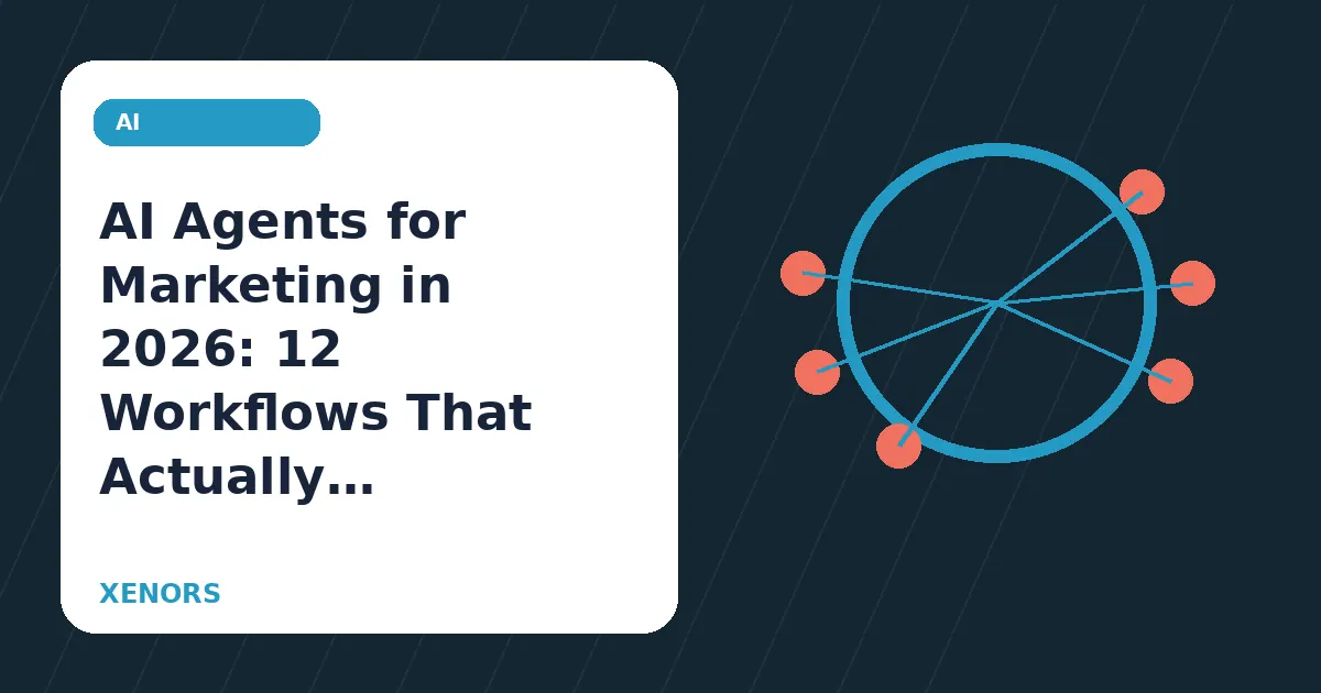 AI Agents for Marketing in 2026: 12 Workflows That Actually Help