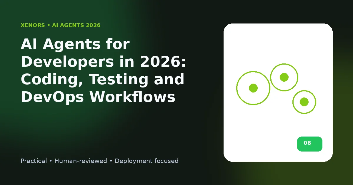AI Agents for Developers in 2026: Coding, Testing and DevOps Workflows