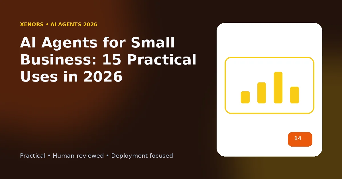 AI Agents for Small Business: 15 Practical Uses in 2026
