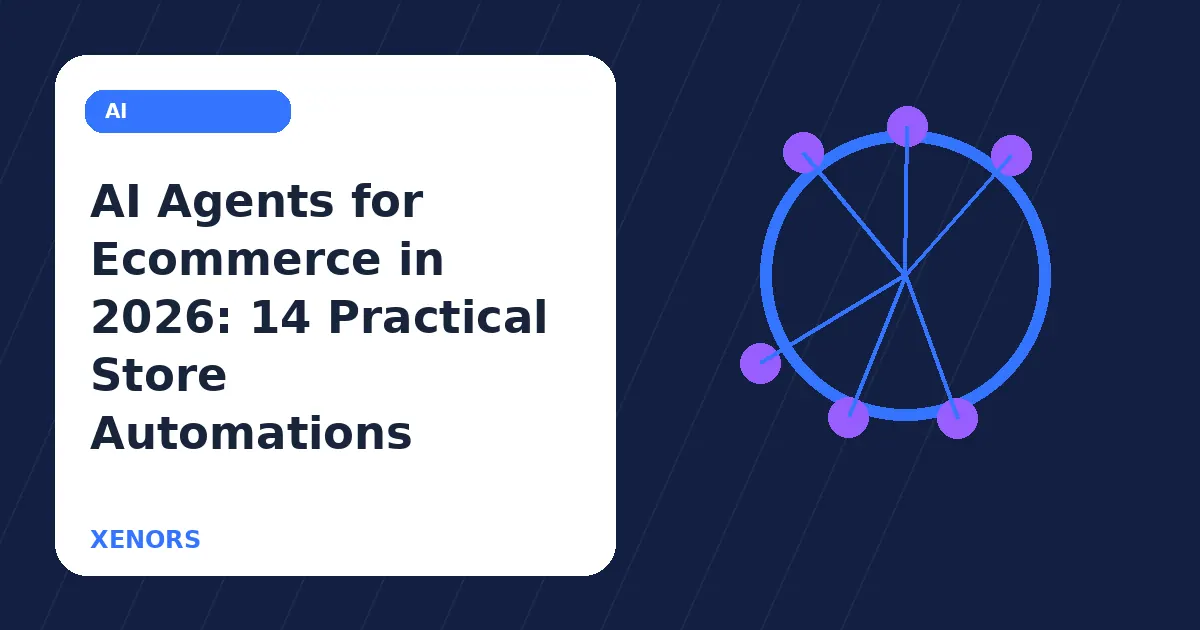 AI Agents for Ecommerce in 2026: 14 Practical Store Automations
