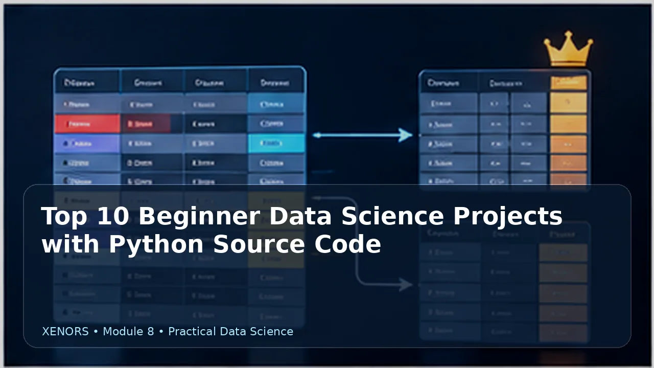 Top 10 Beginner Data Science Projects with Python Source