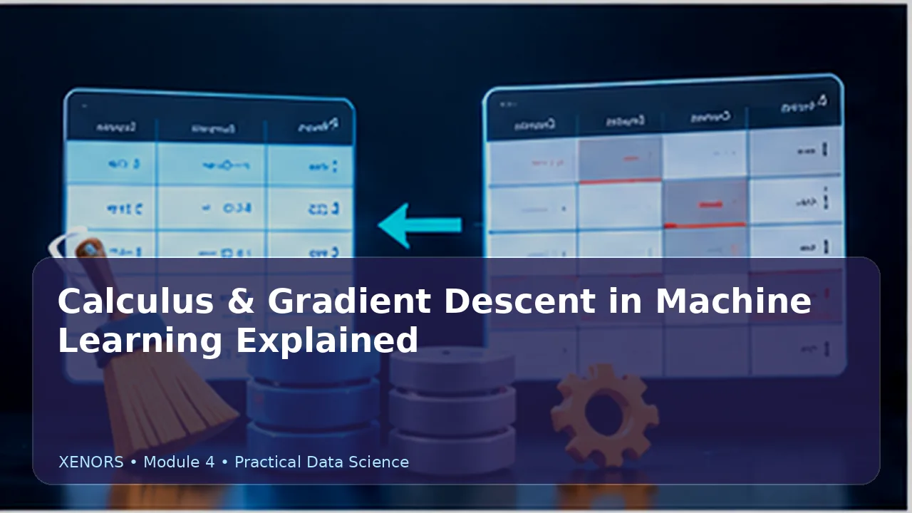 Calculus & Gradient Descent in Machine Learning Explained