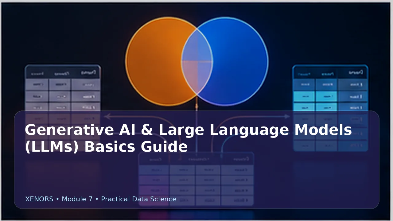 Generative AI & Large Language Models (LLMs) Basics Guide