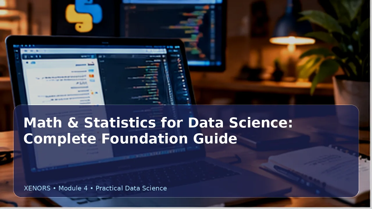 Math & Statistics for Data Science: Core Foundations
