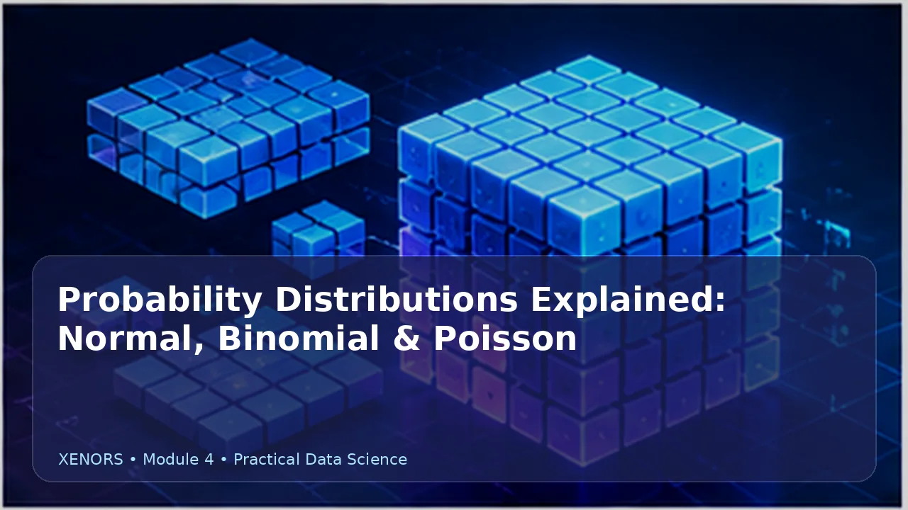 Probability Distributions: Normal, Binomial & Poisson