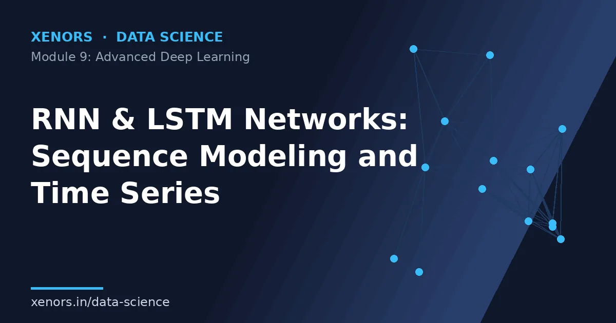 RNN & LSTM Networks: Sequence Modeling and Time Series