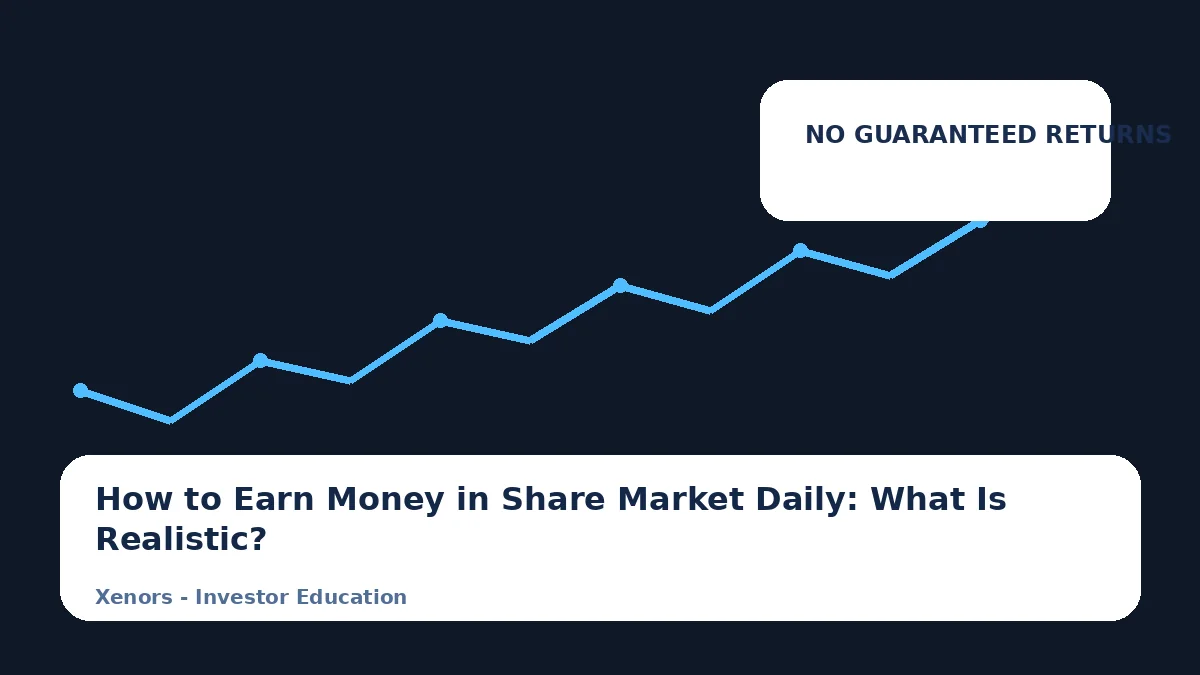 How to Earn Money in Share Market Daily: What Is Realistic?