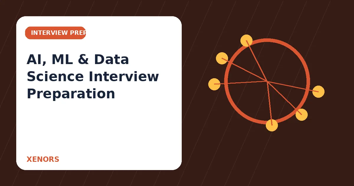 AI, ML & Data Science Interview Preparation