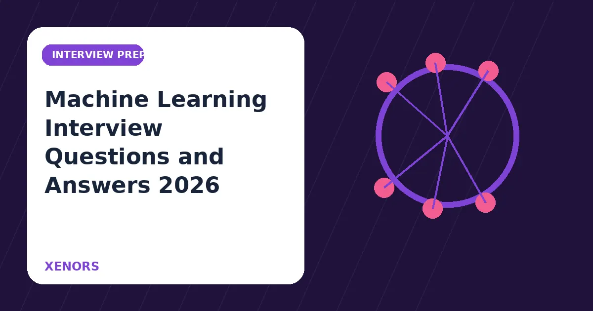 Machine Learning Interview Questions and Answers 2026
