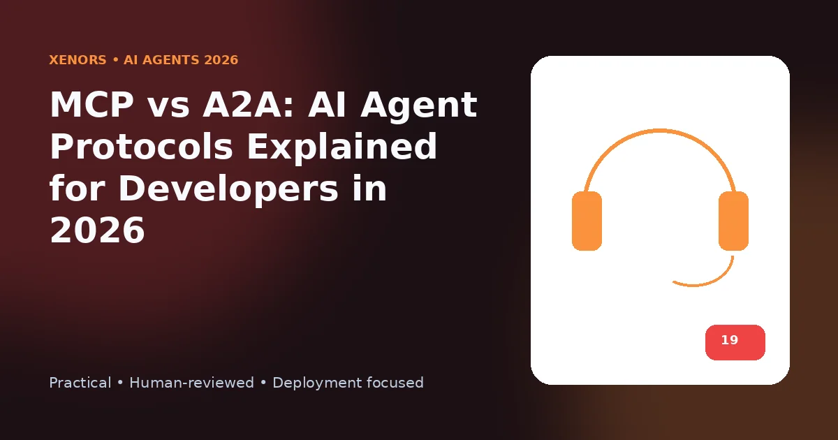 MCP vs A2A: AI Agent Protocols Explained for Developers in 2026